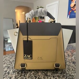 NWT Zac by Zac Posen Eartha Convertible Leather Backpack